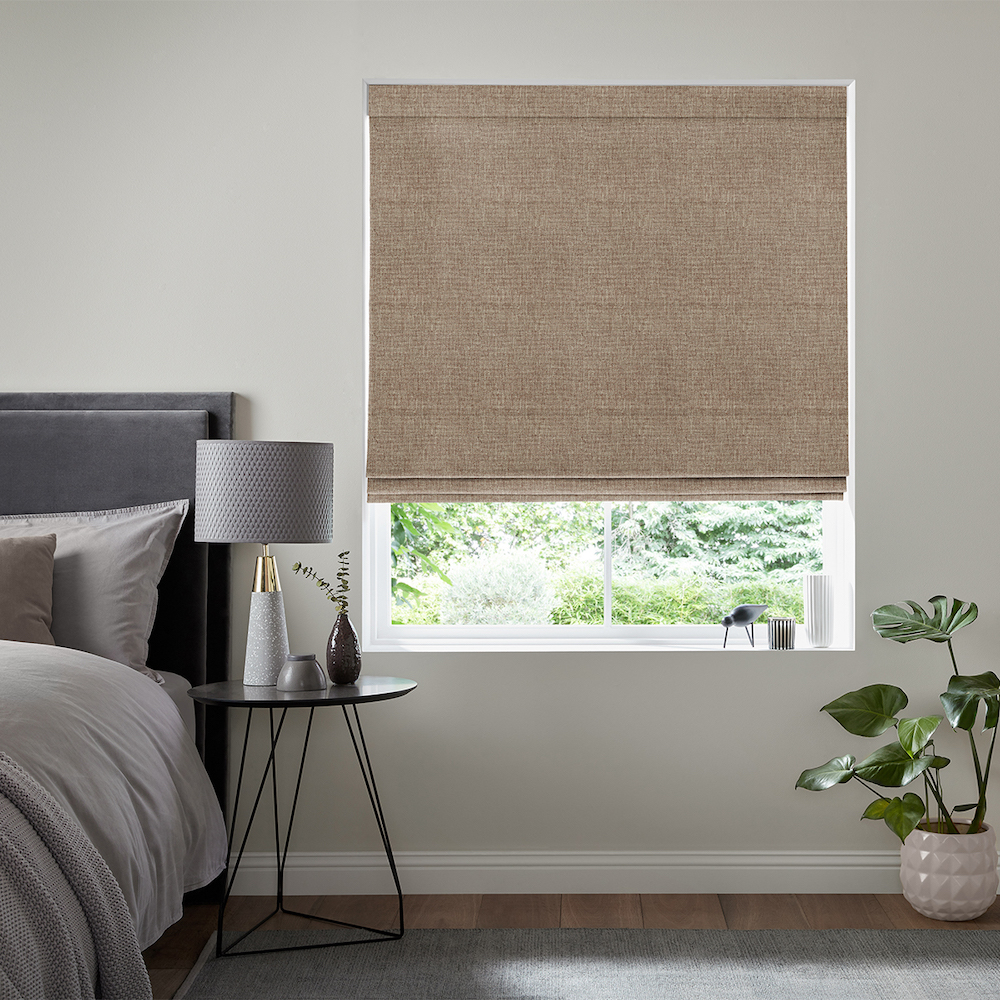 Roman blinds for modern homes