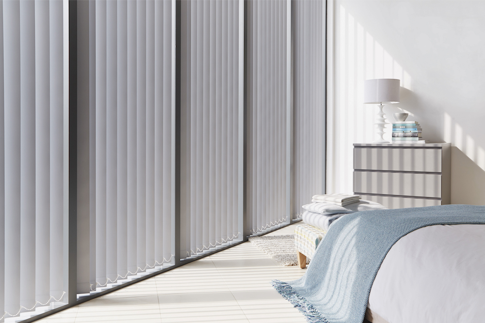 Vertical blinds for privacy