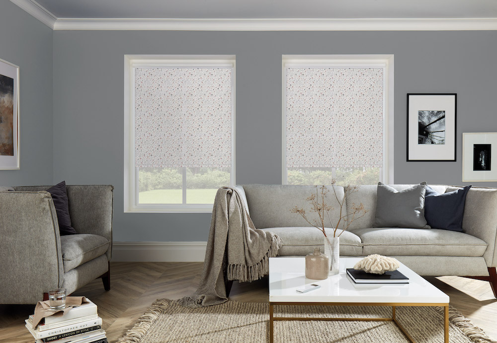 Patterned perfect fit blinds