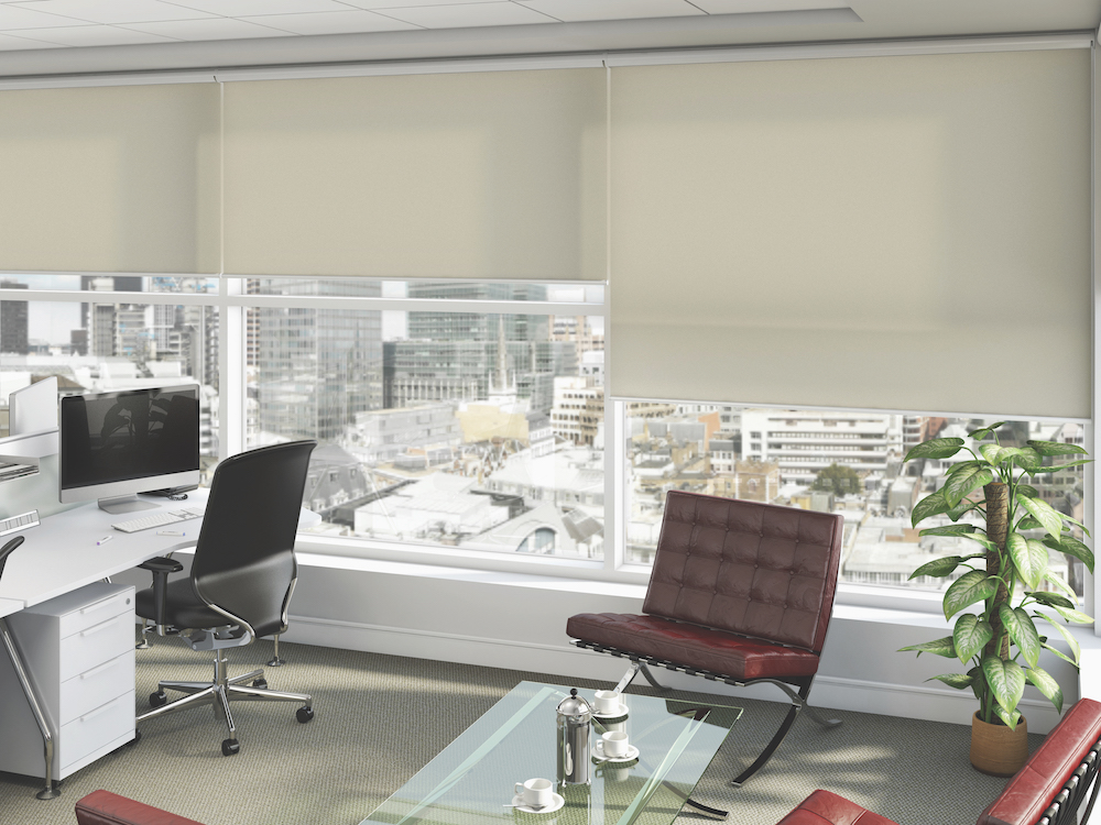 Roller blinds for offices