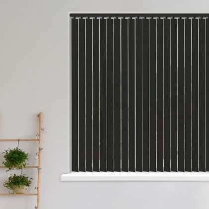 Black Vertical Blinds