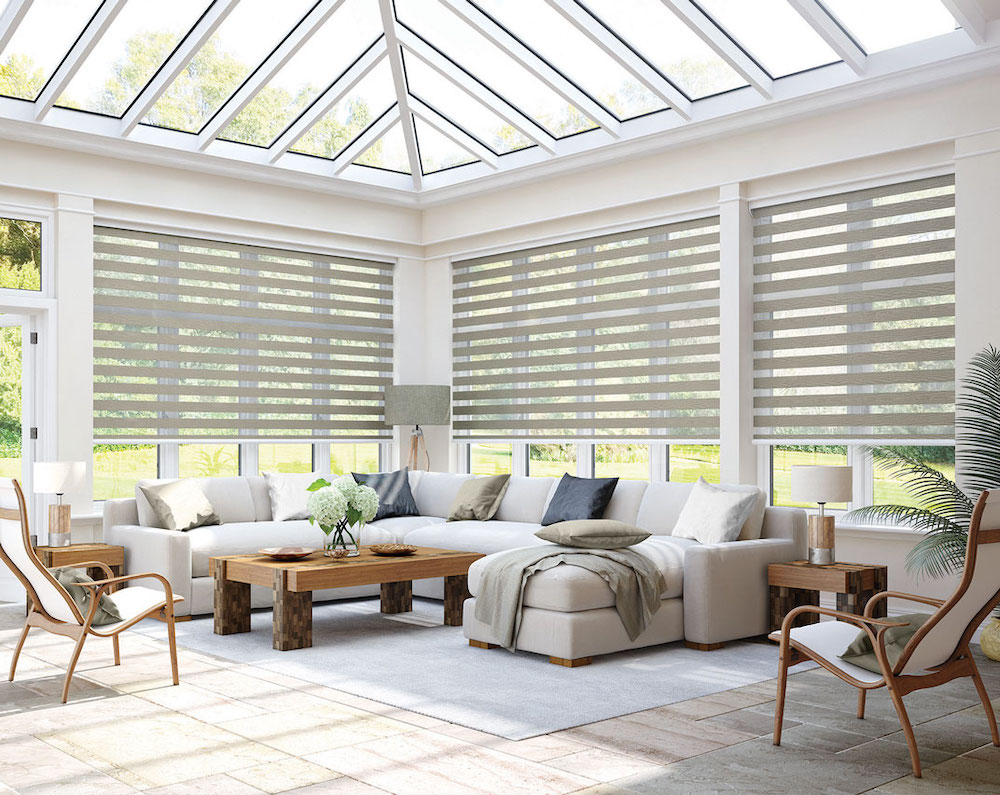 Conservatory vision blinds