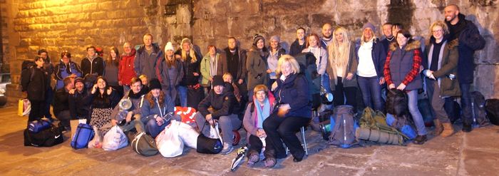 Volunteering to Sleep Rough in Newcastle city centre to highlight the plight of the city's homeless