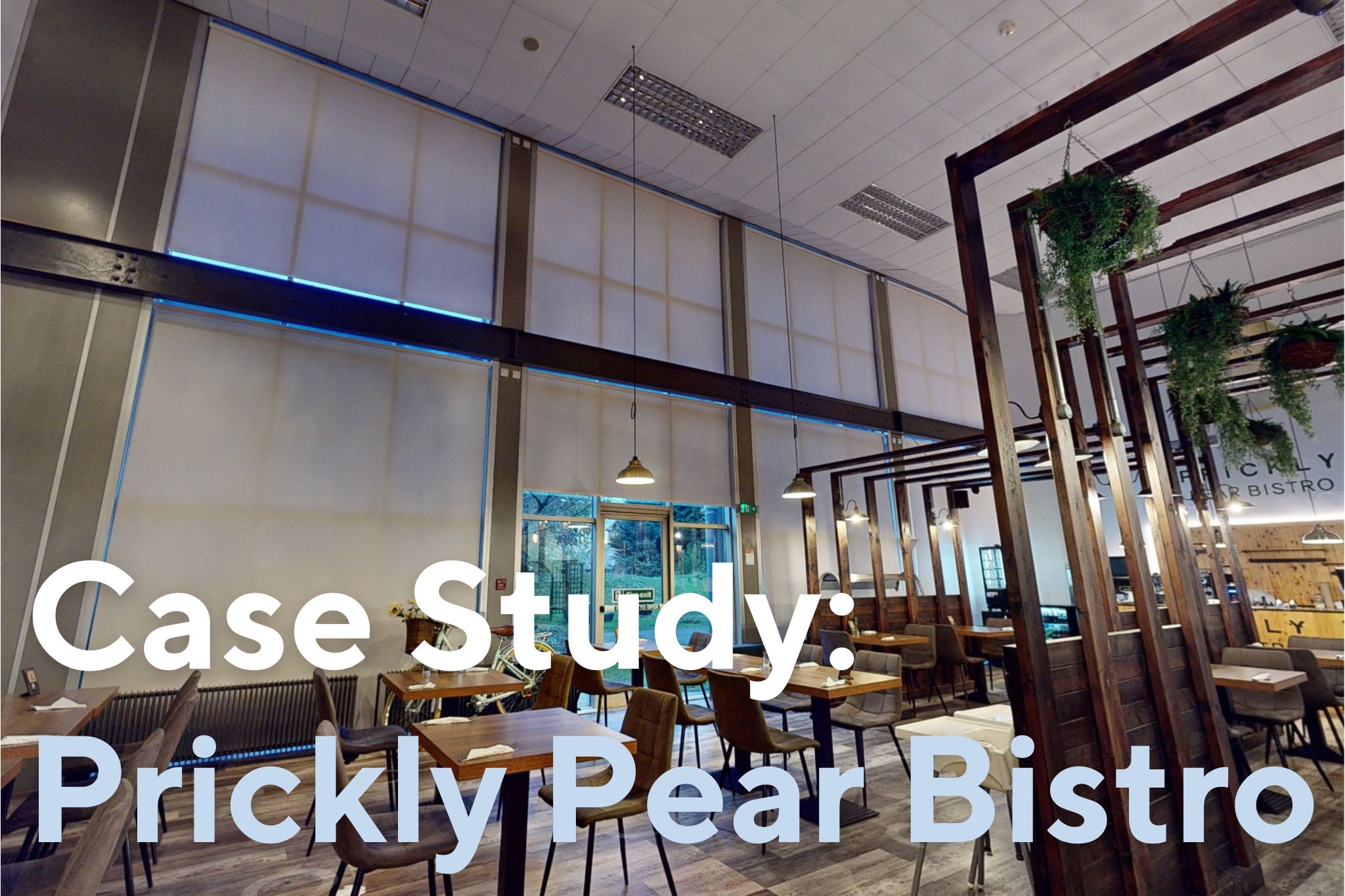 Case Study: Motorised Roller Blinds Installation at Prickly Pear Bistro
